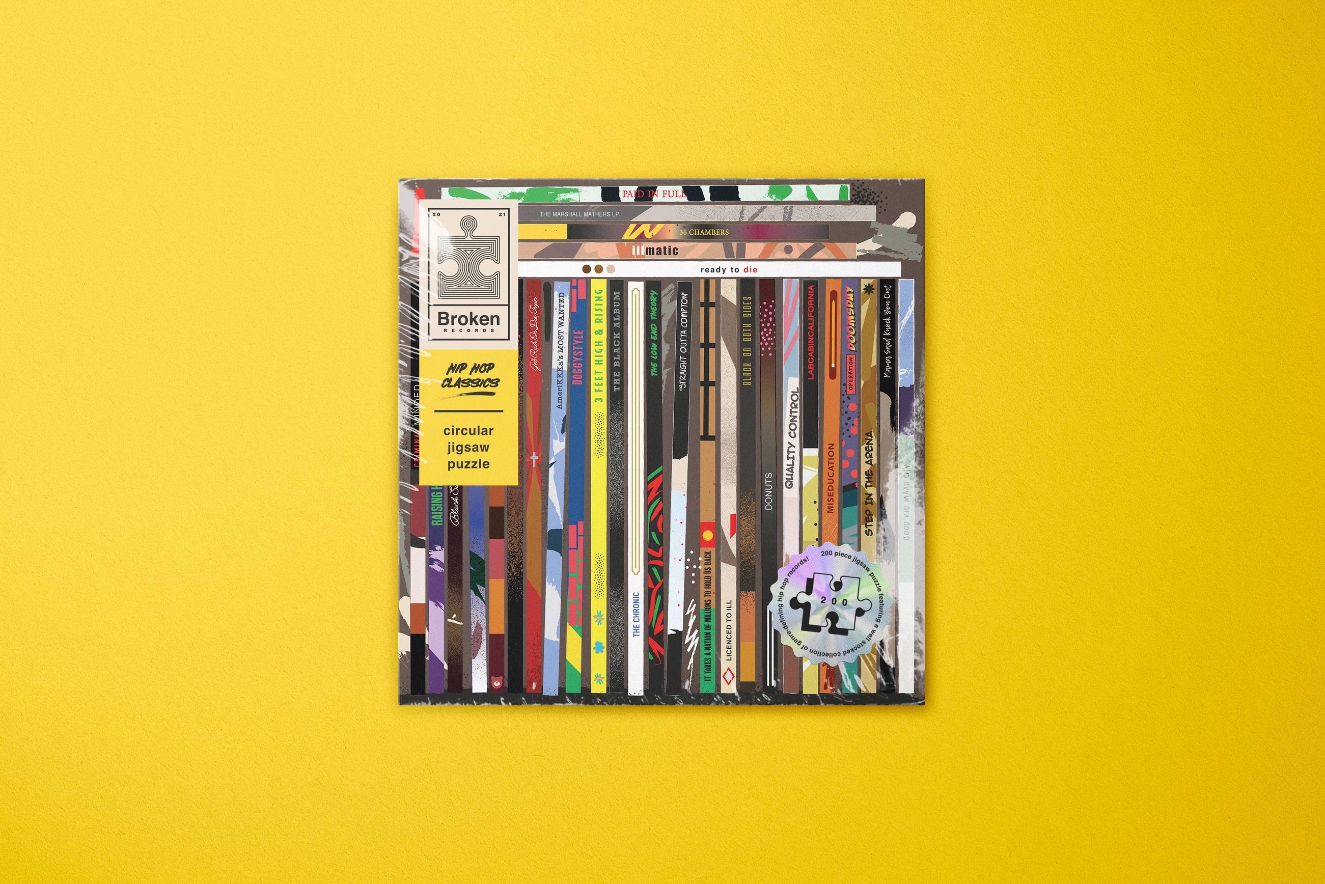 Hip Hop Classics Broken Records Puzzle | GRAMMY Museum Store